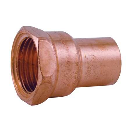1/4 In. X 3/8 In. Wrot/ACR Solder Joint Copper Female Adapter